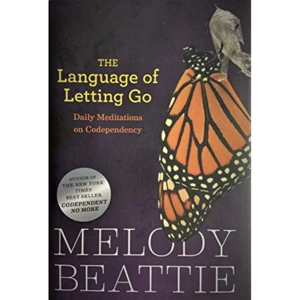 Melody Beattie Purple The Language of Letting Go Paperback Book OS